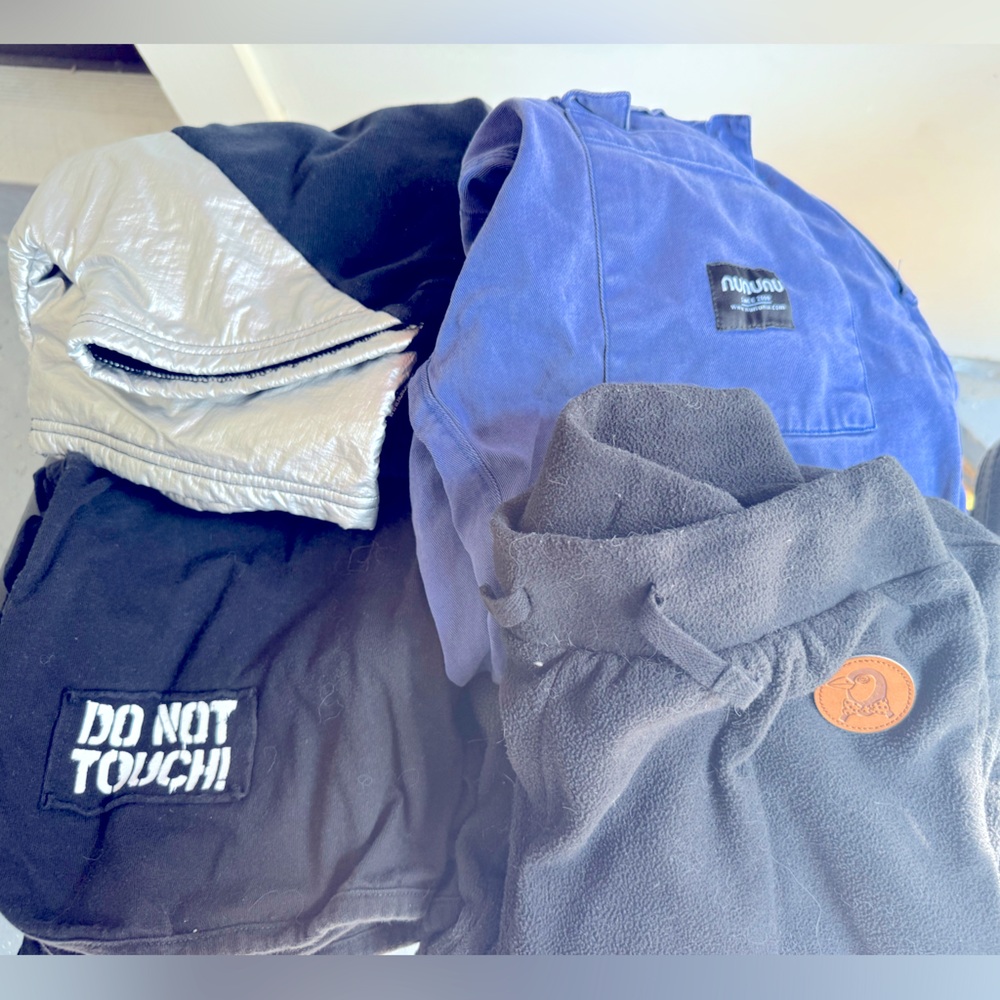 Kids bundle of European brand sweat pants and shorts size 10-11